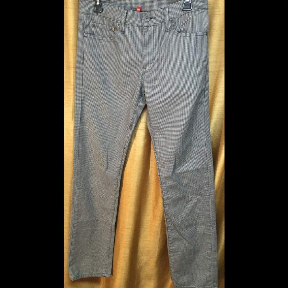 UJ Black/White Checkered Jeans
